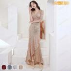 ショッピングピアノ発表会 ドレス 大人 ピアノ 発表会 ロングドレス マーメイドライン 演奏会 結婚式 母親 ピアノ発表会 黒 袖付き ワンピース 半袖 演奏会用ドレス パーティードレス