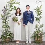 ショッピングウェディング ウェディングドレス ホワイト 白 ロングドレス シンプル 袖あり 花嫁 結婚式 披露宴 お呼ばれ 前撮り bi047zezew9