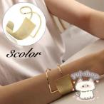 バングル レディース 女性 アクセサリー ブレスレット 太め ワイド 幅広 ゴールドカラー シルバーカラー シンプル カジュアル お洒落 華やか 存在