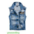  симпатичный Denim лучший камуфляж -ju переключатель тонкий авария обработка передний открытие Denim лучший casual American Casual милитари 