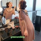  неглиже женский весна лето пижама короткий рукав One-piece длинный неглиже mo Dahl спина .. Nitro -p салон одежда спальная одежда часть магазин надеты свободно дешевый 