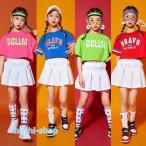  Kids танцевальный костюм . рука Cheer девушка hip-hop .... девочка рубашка юбка Kids Dance девушки симпатичный отвечающий .. Корея тренировка надеты Mai шт. одежда презентация 