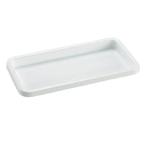 ミニプランター38型受皿 ホワイト リッチェル 36.3×17×2.4(cm)