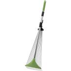 熊手 ガーデンレーキ 15爪 伸縮式 アルミパイプ柄 園芸 ガーデニング 家庭菜園 芝生 落葉 清掃 掃除 軽量 GardeningPro GR-3000