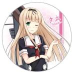 艦これ缶バッジ夕立-Absolut...