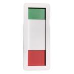 サインプレート ドアプレート スライド式 緑色 赤色表示 使用中 空室 満室 使用中 両面テープ付 3×7cm