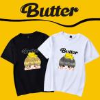 新品 BTS(防弾少年団)  BT21 BTS グッズ 服 Butter ッズ 服 Tシャツ 半袖 打歌服 周辺応援服 グッズ レディース メンズ 男女兼用 春夏Tシャツ 韓流グッズ