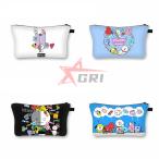 BTS(防弾少年団) LOVE YOURSELF小銭入れ ミニ財布 BT21小さい財布化粧ポーチPU バッグ メンズ レディース コインケース カード入れ レザー サイフ さいふ ギフト