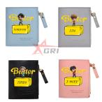 BTS(防弾少年団) LOVE YOURSELF小銭入れ ミニ財布 BT21小さい財布ミニ財布PU バッグ メンズ レディース コインケース カード入れ レザー サイフ さいふ ギフト