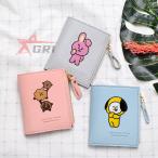 BTS(防弾少年団) LOVE YOURSELF小銭入れ ミニ財布 BT21小さい財布ミニ財布PU バッグ メンズ レディース コインケース カード入れ レザー サイフ さいふ ギフト