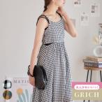 ギンガムチェック キャミワンピース