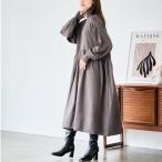 ショッピングニットワンピ ニット ワンピ ティアード レディース ニットワンピース ロング ギャザー 長袖 秋冬 春 タートルネック 大人可愛い 体型カバー