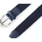 メッシュベルト フリーザイスベルト ストレッチベルト 調整しやすい 編み込み 純色 伸縮性いい カジュアル＆ファッション＆ビジネス(11)