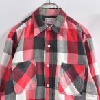 ショッピングネルシャツ 70s BIG MAC ビッグマック チェック柄 コットン ヘビーネルシャツ ヴィンテージ 総柄シャツ 長袖 ビンテージ メンズL