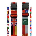 Yahoo! Yahoo!ショッピング(ヤフー ショッピング)スーツケース ベルト 国旗柄 （大国・親日国） ワンタッチ タイプ GPT 当店オリジナル おしゃれ カラフル アウトレット 3点迄メール便OK（gu1a336）