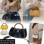  ограниченное количество сумка на плечо Mini ручная сумочка женский модный меньше деревянный руль 2WAY небольшая сумочка из дерева круг . держать рука плечо ..GPT бесплатная доставка (gu1b170)