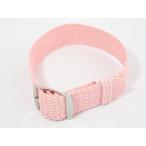 PERLON STRAP 18ｍｍ パーロンストラップ 時計バンド NATO STRAP ピンク シルバー尾錠 時計ベルト grit0028M-perlon-18-pink-ss