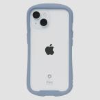 送料無料★iFace Reflection iPhone 15 ケース クリア 強化ガラス (ペールブルー)