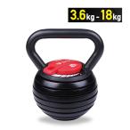 【10%オフクーポン配布中】グロング 可変式 ケトルベル ダンベル 3.6kg〜18kg トレーニング マニュアル付 GronG 爆買