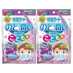 白元アース 快適ガード のど潤いぬれマスク こども用 ぶどうの香り 3セット入 2個セット