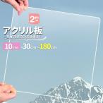 アクリル板 透明厚2mm 100mm×300mmから1800mmオーダカット サイズが選べる 加工 角丸 クリア 単品 樹脂板材 パーティション スタンドにも
