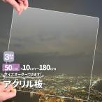 アクリル板 透明厚3mm 500mm×100mmから1800mmオーダカット サイズが選べる 加工 角丸 クリア 単品 樹脂板材 パーティション スタンドにも
