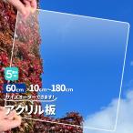 アクリル板　厚５mm　600mm×100mmから1800mm オーダカット サイズが選べる　加工　角丸　クリア　単品　樹脂板材　パーティション　スタンドにも