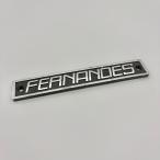 Fernandes Amp Silver Logo Badge 11.5cm×2.0cm эмблема Logo plate Amplifier Parts Fernandes усилитель детали -i646