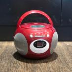 AudioComm RCD-235Y-R CD радио ом электро- машина OHM красный яблоко рабочее состояние подтверждено -r475