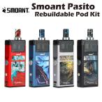 ショッピングpod Smoant Pasito Pod Kit 1100mAh 3ml リビルダブル ポッド キット スターターキット スモアント パシート rebuildable 電子タバコ 電子たばこ vape