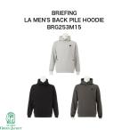 BRIEFING BRG253M15 LA MEN'S BACK PILE HOODIE ブリーフィング ロサンゼルス メンズ バックパイル フーディー ゴルフウェア 25年最新モデル パーカー 高級 新作
