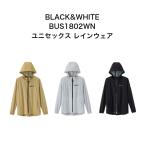  черный & белый CROSS DUAL жакет ( унисекс )BUS1802WN RAIN WEAR непромокаемая одежда непромокаемая одежда Golf we Across двойной BLACK&amp;WHITE