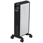 デロンギ(DeLonghi) マルチダイナミックヒーター ピュアホワイト+マットブラック 6~8畳用 MDH09-BK