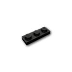  Lego блок детали plate 1 x 3:Black / черный параллель импортные товары 
