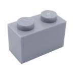 Lego блок детали блок 1 x 2:Light Bluish Gray / серый параллель импортные товары 