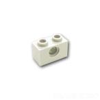  Lego блок продажа поотдельности детали technique блок 1 x 2 - дыра 1:White / белый параллель импортные товары 