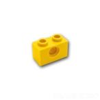  Lego блок продажа поотдельности детали technique блок 1 x 2 - дыра 1:Yellow / желтый параллель импортные товары 