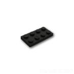  Lego блок продажа поотдельности детали plate 2 x 4:Black / черный параллель импортные товары 