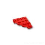 Lego блок продажа поотдельности детали Wedge plate 4 x 4 - угол cut :Red / красный параллель импортные товары 
