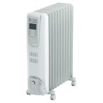 DeLonghi オイルヒーター デジタルラディアント サーマルカットフィン10枚 4~10畳用 KHD411015-LG