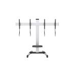 JAPANNEXT 2 экран установка телевизор подставка серебряный модель 28-55 дюймовый жидкокристаллический монитор TV соответствует стена .. с роликами . перемещение тип JN-