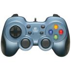  Logicool Rumble Gamepad металлик голубой F510