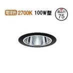 DAIKO LED встраиваемый светильник LZ0.5C белый огонь лампа 100W соответствует . включено дыра φ75mm распределение свет угол 25° лампа цвет (2700K) черный источник питания продается отдельно 