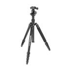 Manfrotto штатив Element путешествие штатив большой черный алюминиевый максимальный выдерживаемая нагрузка 8kg 5 уровень compact одна ножка заменяемый тип MKELE
