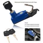【並行輸入品】 N-MAX125 N-MAX155ヘルメットロック防止セキュリティ2キーヤマハNMAX 155 NMAX 125 2018 2019 2020アクセサリー