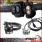 【並行輸入品】1インチ 25MM ハンドルバーエアライドスイッチコントローラー プッシュボタンエアサスペンションコントロールキット ハーレー ダイナ スポー