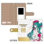 ショッピングミク レーシングミク 15th ”Rhapsody” 2010-2025 手帳型スマートフォンケース
