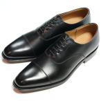 日本製グッドイヤーウエルト紳士靴 ショーンハイト 内羽根ストレートチップ（SH416-1）革底 黒