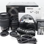 PENTAX ミラーレス一眼カメラ K-01ダブルズームレンズキット ブラック/ブラック K-01WZK BK/BK