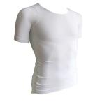 締-TAI-（タイ）Tシャツ 着圧加圧Tシャツ (L-LL, 白(ホワイト))